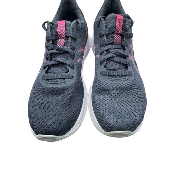 ASICS Patriot 13 Women’s Running Shoes Size 8 Navy Pink Mesh Cushioned - Picture 2 of 7